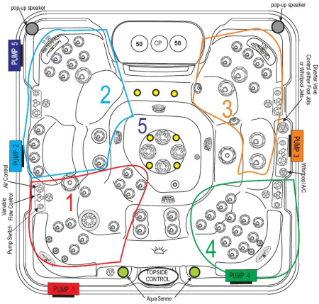 Спа бассейн Artesian Spas Piper Glen
